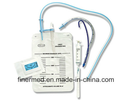 Thoracic Cavity Pleural Chest Drainage Catheter Kit
