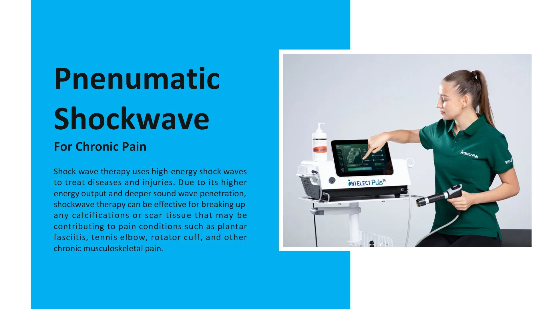 2 in 1 Strong Power Pneumatic CE Approved Air Pressure Shock Wave Ultrasound Therapy Equipment Medical Device