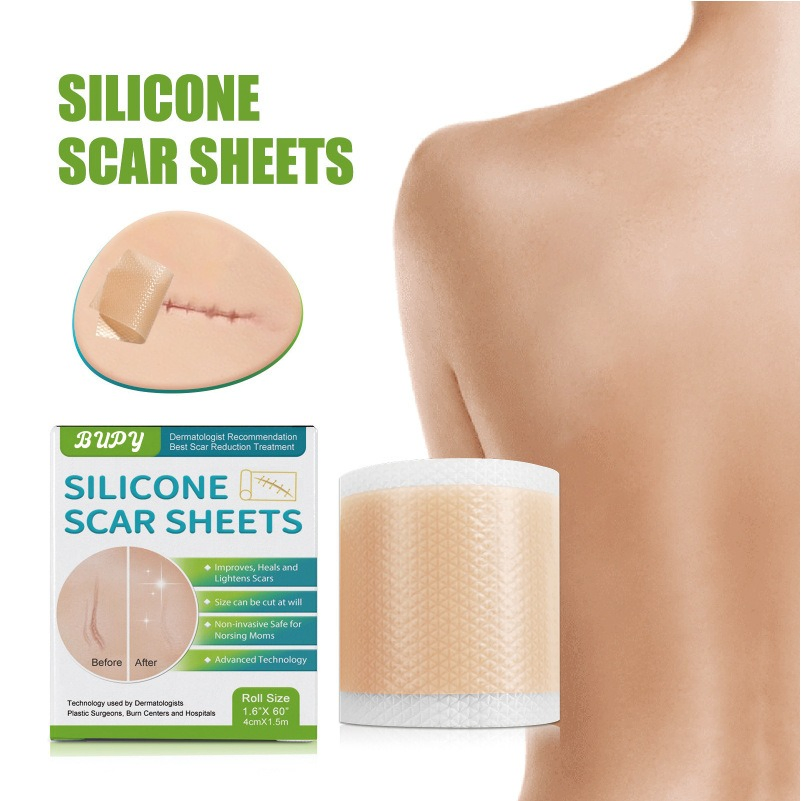 Scar Healing and Skin Repair Silicone Scar Tape Silicone Scar Sheets