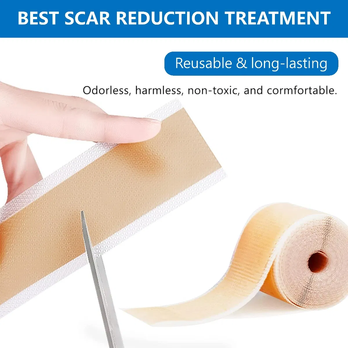 Scar Patch Roll Silicone Gel Scar Paste Silicone Gel Coil
