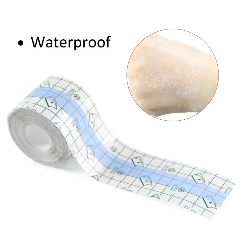 Good Quality Wound Care Transparent Waterproof Adhesive PU Film Dressing Roll