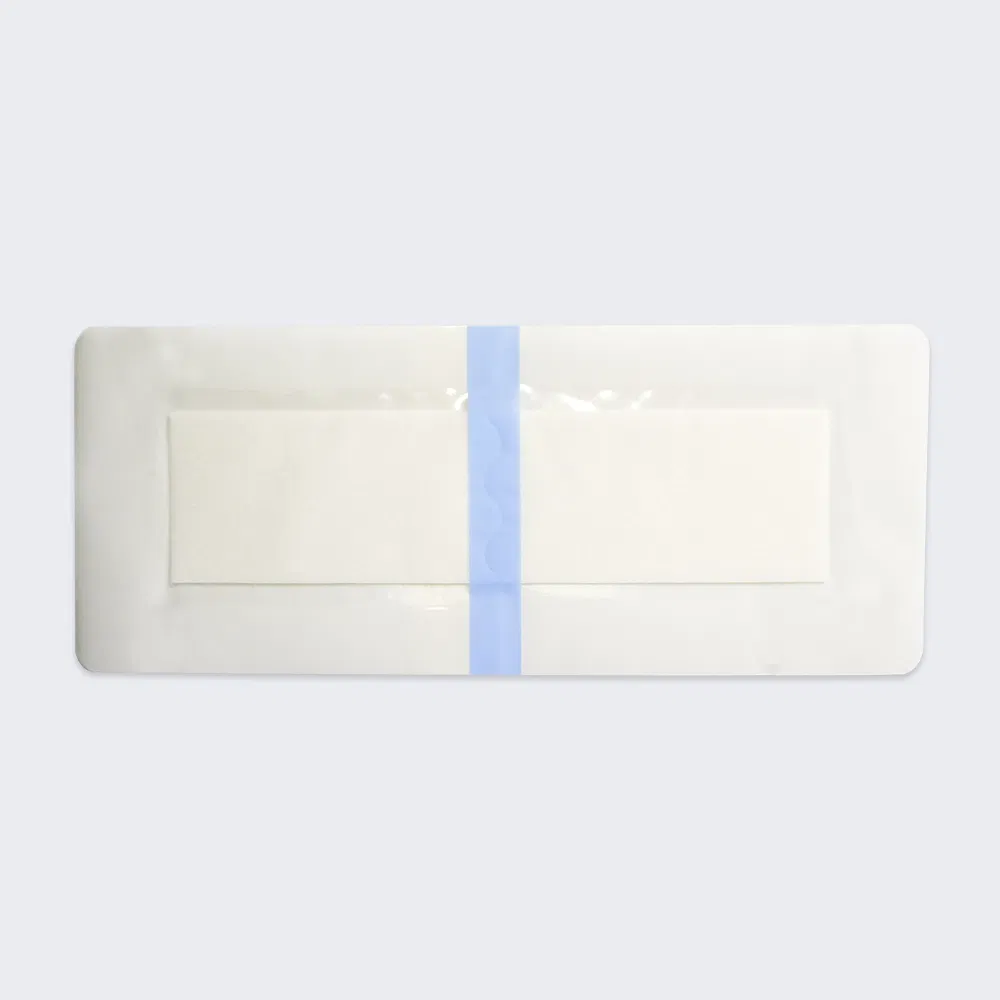 Self-Adhesive Wound Dressings Transparent Island Wound Plaster with Absorbent Pad, 10*25cm
