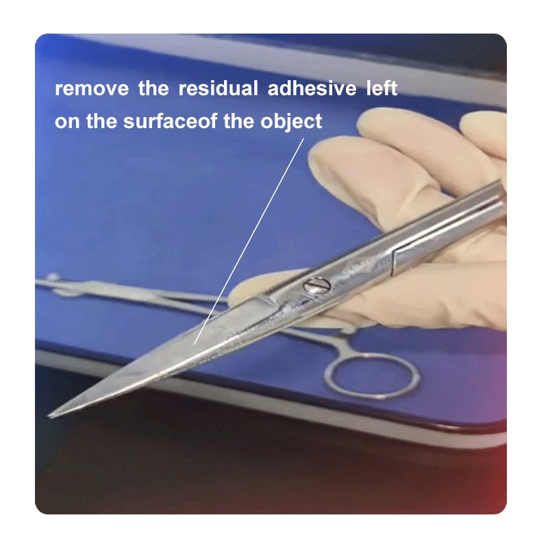 Medical Adhesive Remover for Removing Tape From Residual Instruments