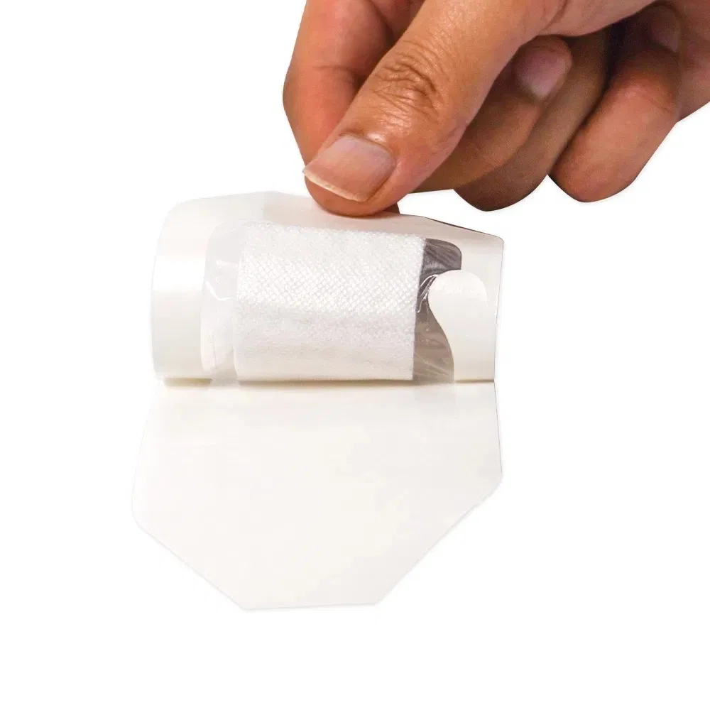 6*7cm Disposable Medical PU Film Strong Adhesive Wound Dressing