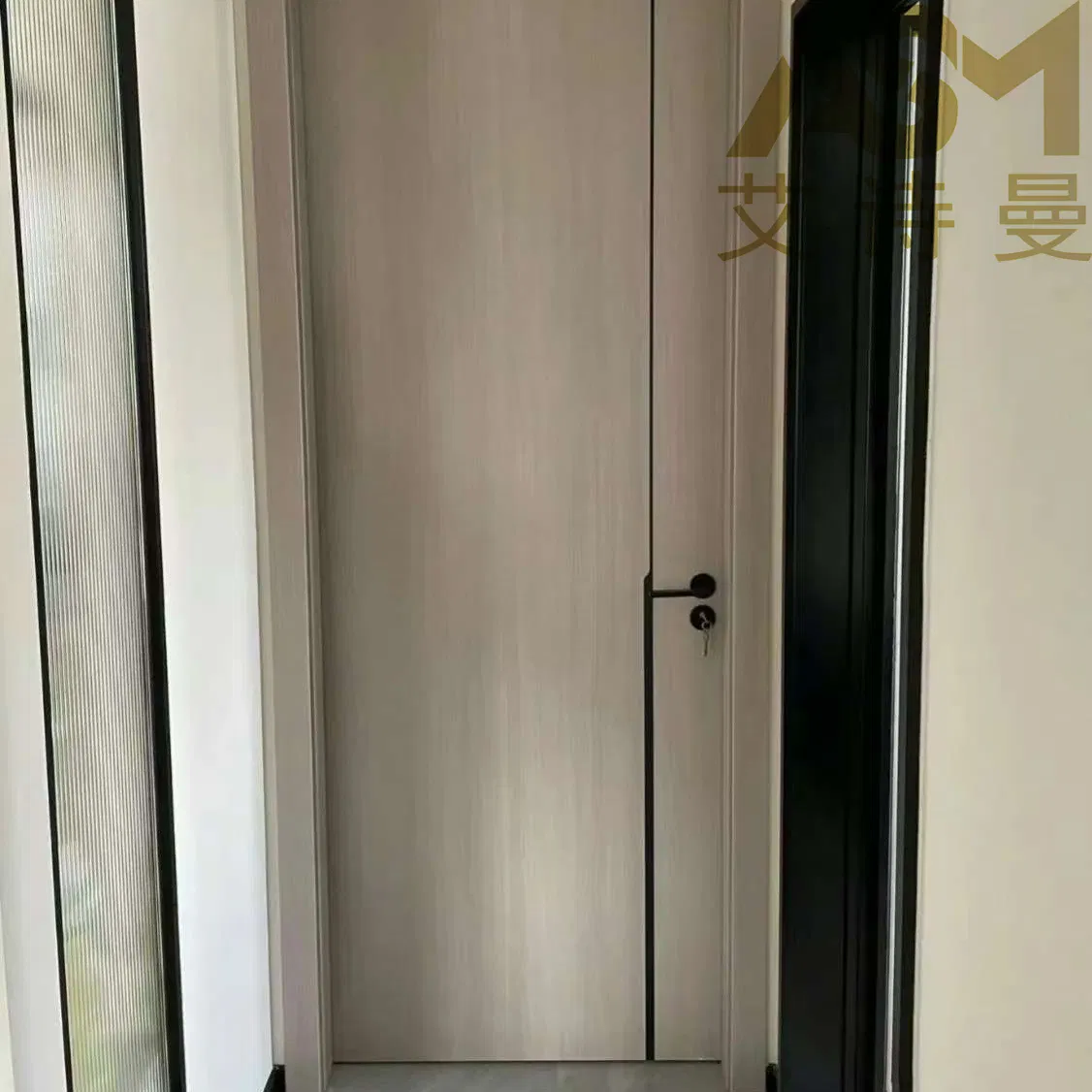 Simple Customization Fashion Home Hotel Hospital Residential Interior Bedroom Kitchen Bath Room Fire Rated Timber Entrance Walnut Interior Wood Door