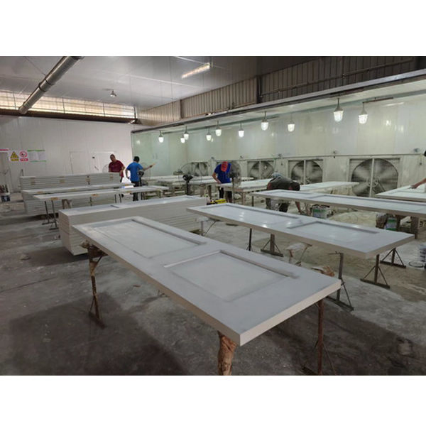 Premium 5-Panel Shaker Pre-Hung Wood Interior Door Solid Core MDF White Primed Finish 30" X 80"