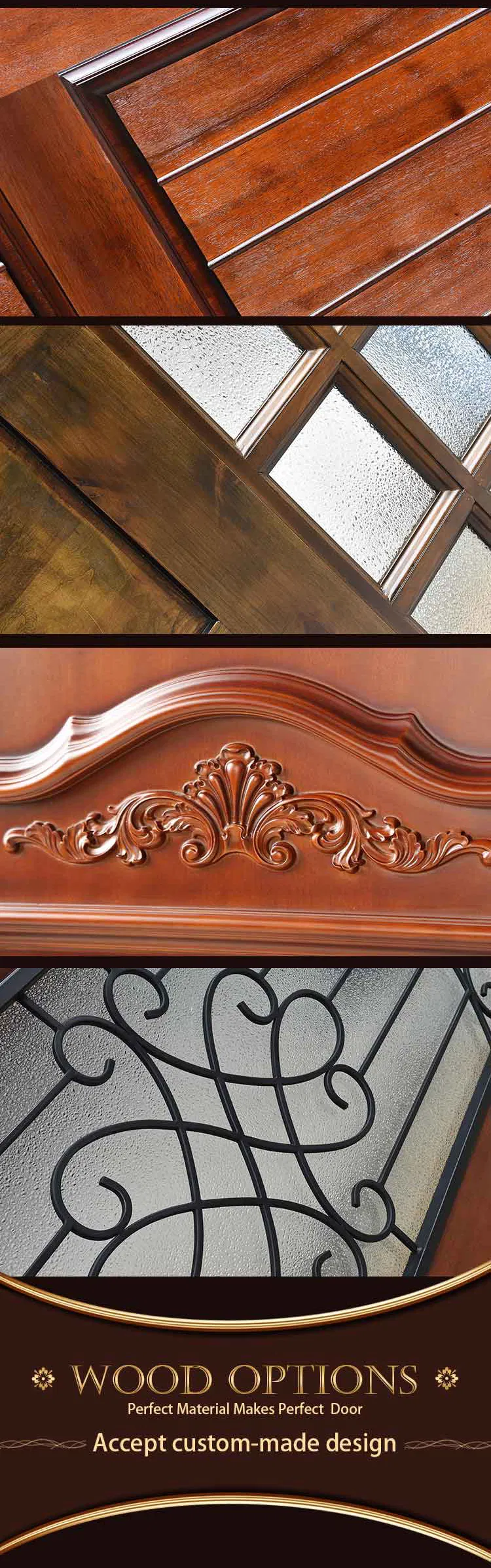 Interior Solid Wood Carved Door Detail 3