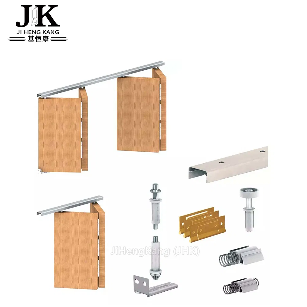 Jhk Best Design Interior Closet Wooden Bifold Louver Door