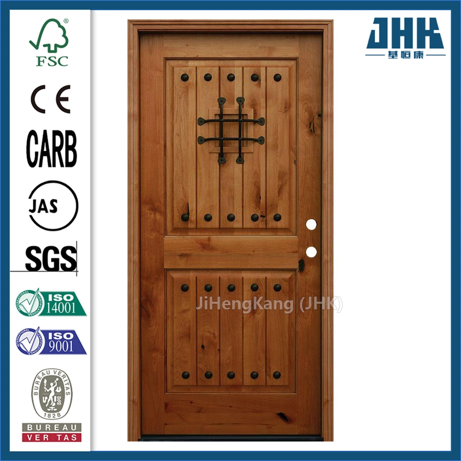 Jhk Single Panel Antique Interior Solid Wood Carved Door