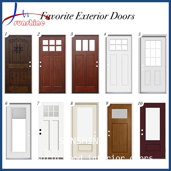 Residential Custom Mahogany Modern Design Exterior Door Solid Wood Pivot Entry Door