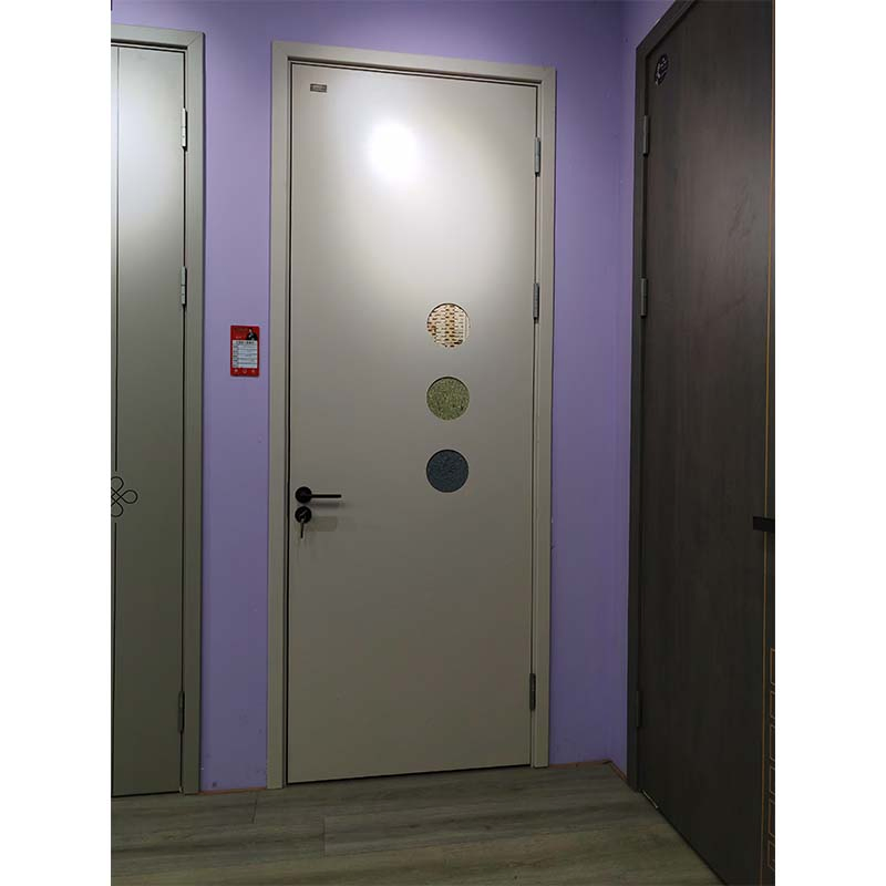 Modern Designs Oak Veneer Interior Engineered Wood Flush Fire Rated Door for Market