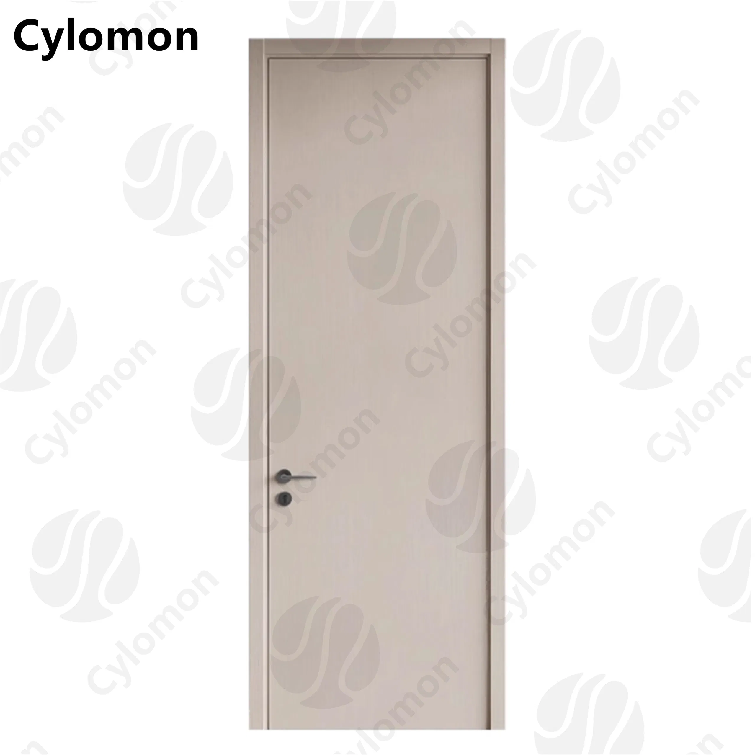 White Primed Prehung Solid Core 3 Panel Interior Wooden MDF Panel Shaker Door