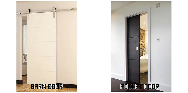 Pocket and Barn Door Options