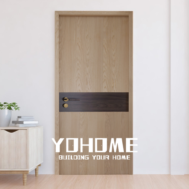 American Hotel Fireproof Wooden Door UL Acoustic Soundproof Internal Bedroom Interior Apartment Doors