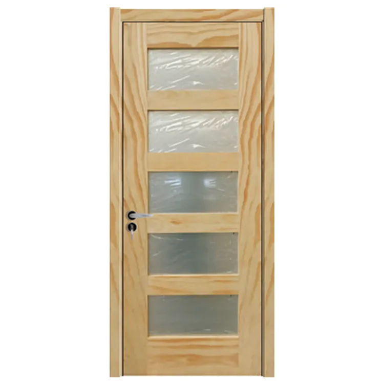 Internal Wood Bathroom Glass Door