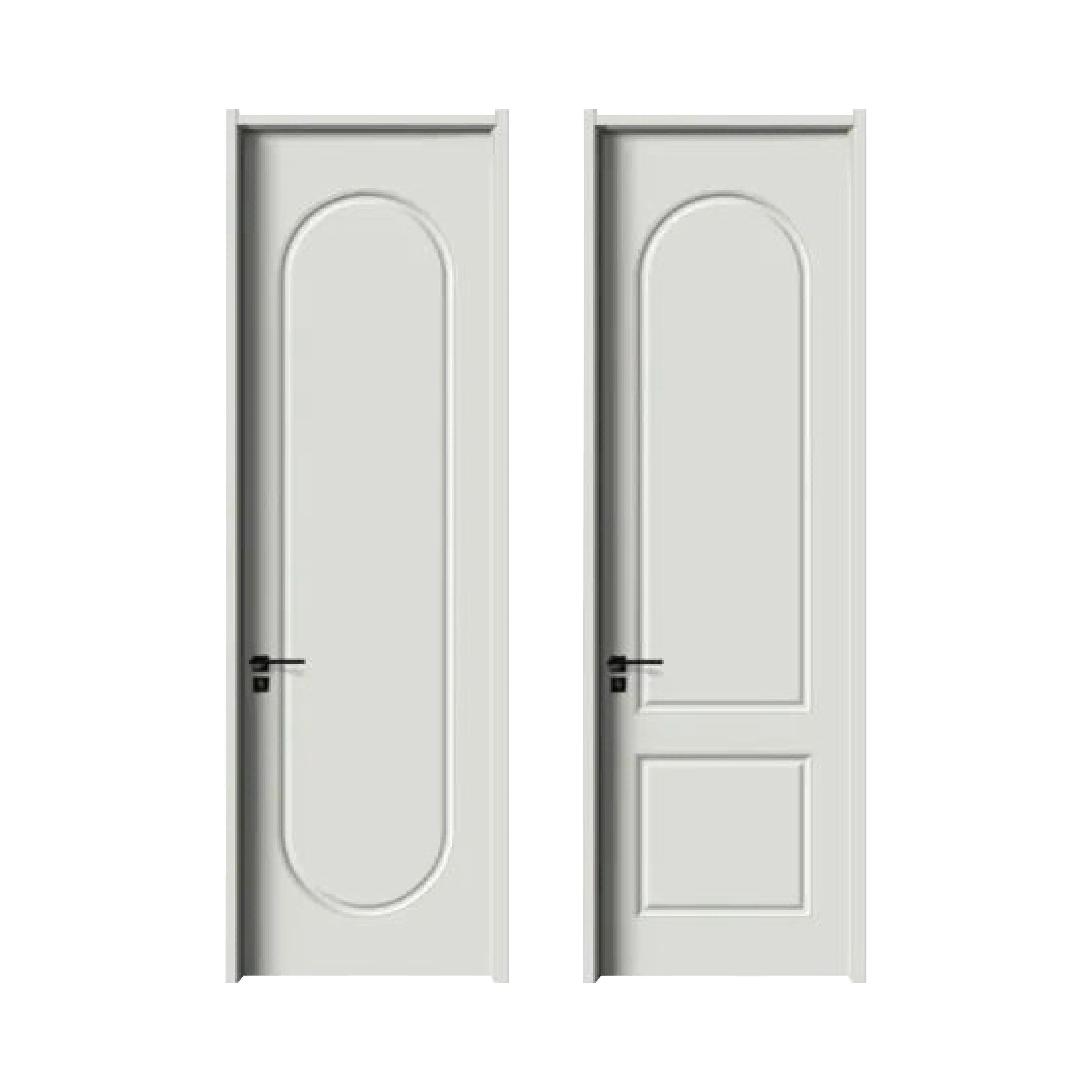 White Primed Interior Hollow Core Door MDF Wooden Slab for Bedroom Honeycomb Door