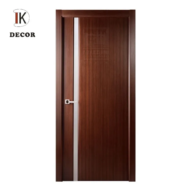 Mahogany Solid Veneer Internal Composite Wooden Swing Door