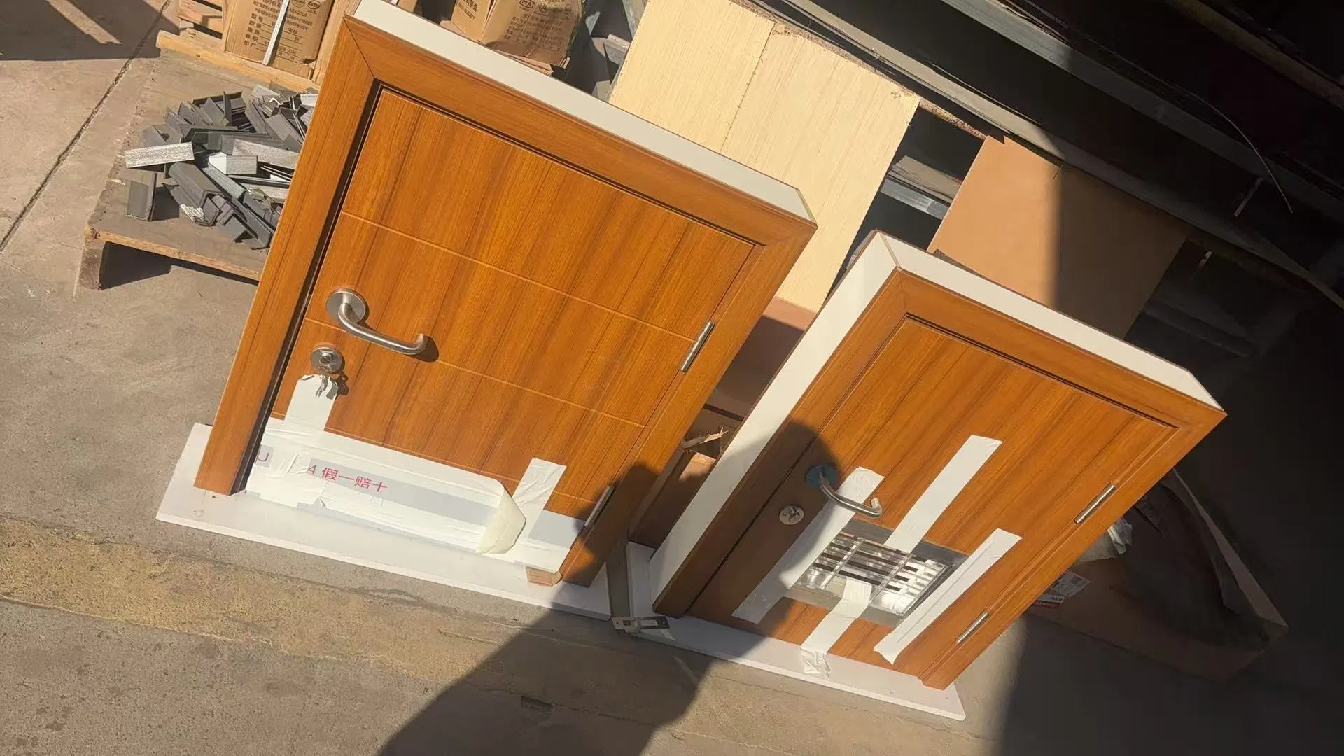 Prima Fireproof Melamine Surface Fire Prevention Emergency Safety Security Fire-Rated Solid Wood Steel Wooden Solid Timber Doors