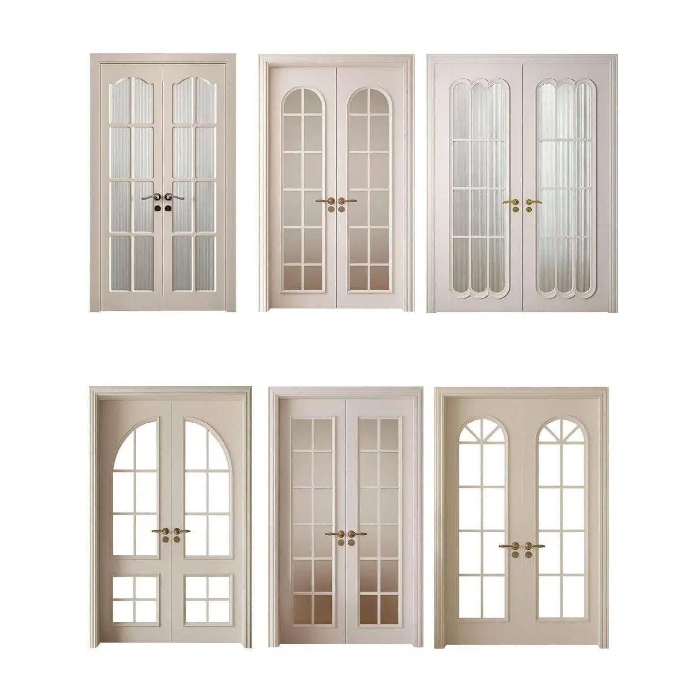 Solid Wood Paint Veneer Interior Door Modern Design Enters The Bedroom Bathroom Hotel Kitchen Villa School Made in China Wooden Interior Paint Wooden Door