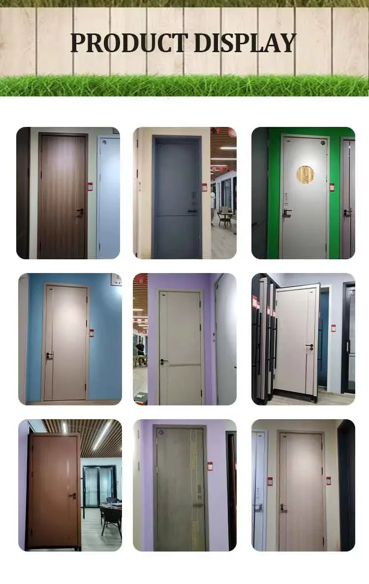 Modern Designs Oak Veneer Interior Engineered Wood Flush Fire Rated Door