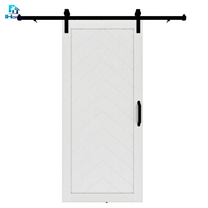 Sliding Barn Door Hardware Kit American Style Hanging Modern Barn Door Accessories for Wood Door