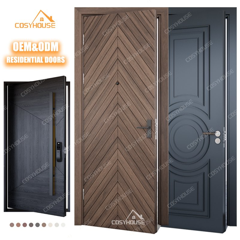 Engineered Wood Flush Door – Durable Inside Door with Soundproof Core for Residential, Hotel, and Office Internal Use