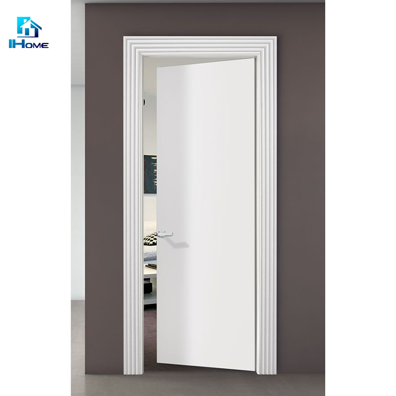 30X80 2 Panel White Interior Door MDF HDF Designs Wood Interior Doors Primed Slab Molded Door