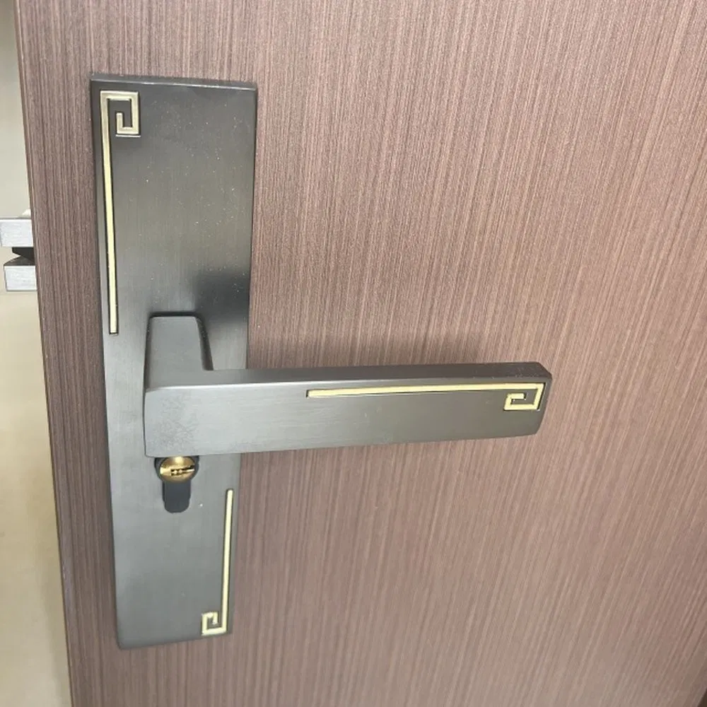 Excellent Smoke and Smoke Barrier Fire-Rated Anti-Theft Wooden Door for Business