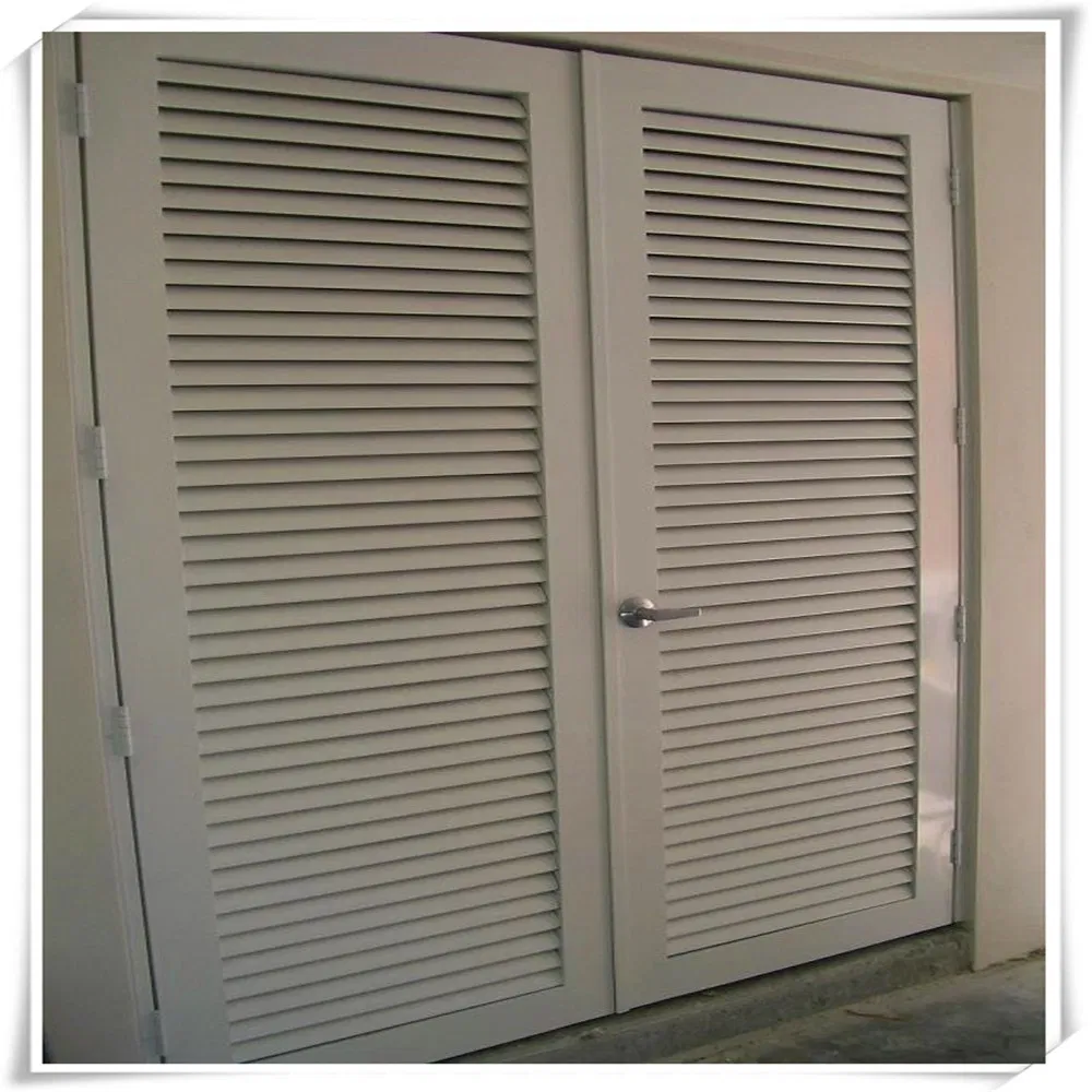 Customization Bifold Closet Swing White Primed 24 Inch Louver Wooden Doors for House