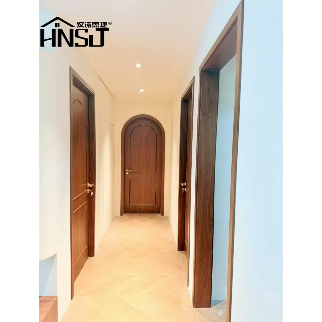 Natural Veneer Oak Internal Fire Doors China Top Factory Custom Hotel Fire Rated Timber Doors Us UK Hotel Sound Proof Door Wood Pull Handle Wooden Door