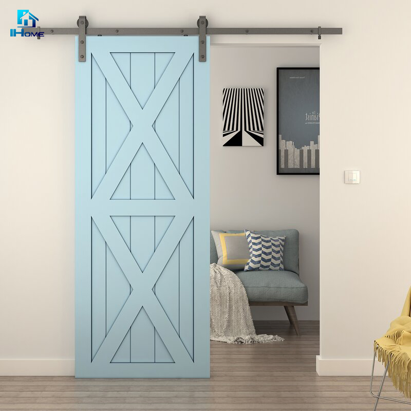 Sliding Cabinet Barn Door Hardware Solid Wood MDF Sliding Barn Doors