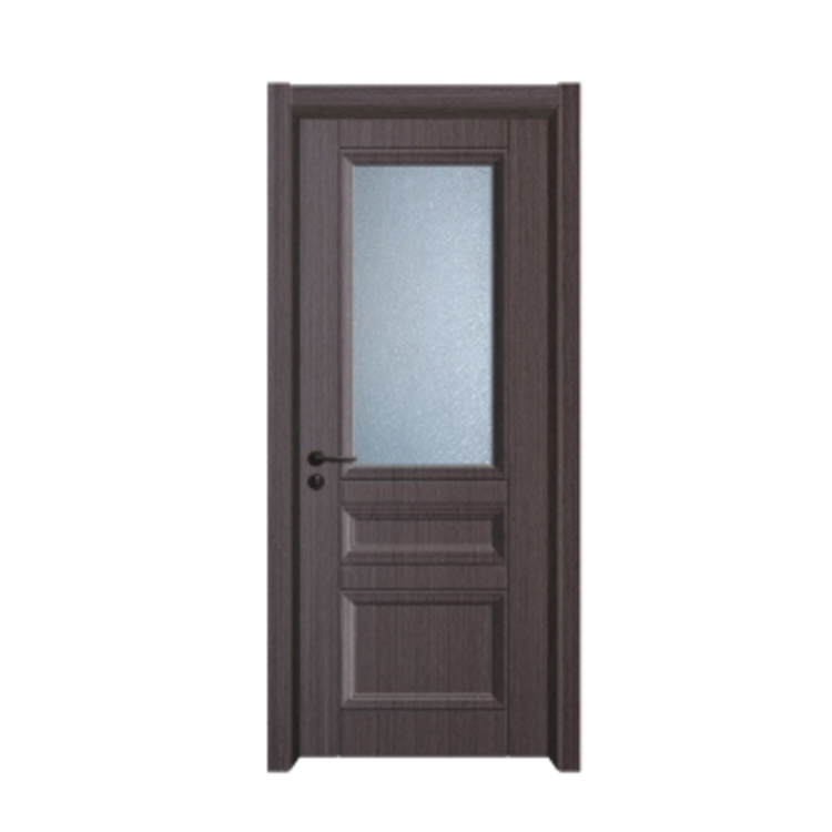 Shengyifa Modern Design Wood Veneer WPC PVC Waterproof Sliding Barn Door