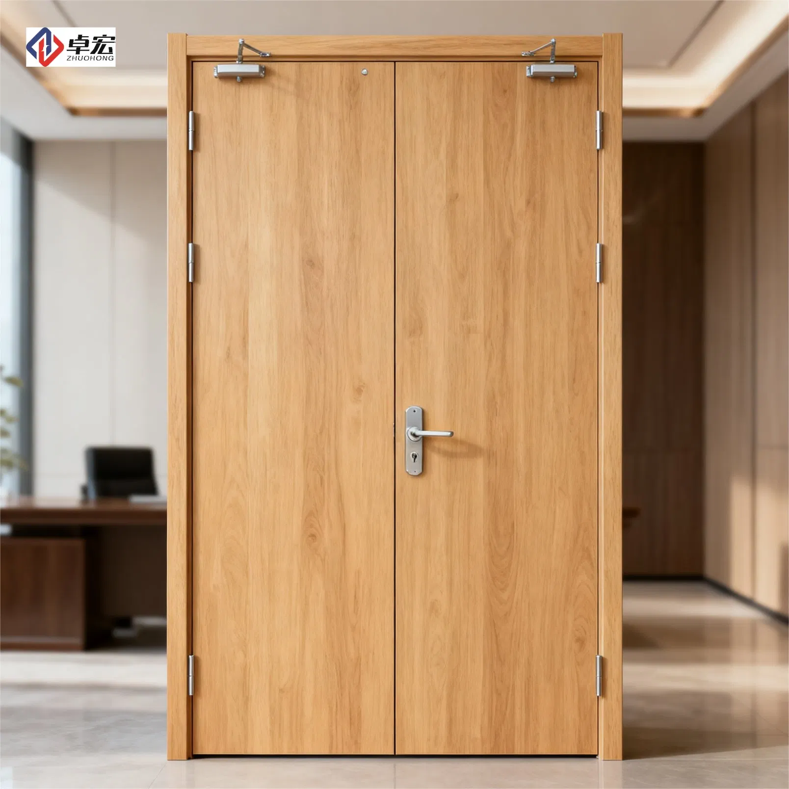 Luxury Timber Fire Rated Fire Door Hospital