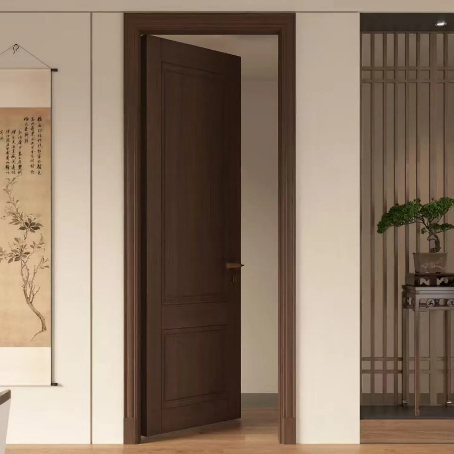 Painted Home Apartment Solid Wood Wooden Composite Carved Gateenvironmental Protection Gatesilent Bedroom Set Easy - to - Maintain Study Door