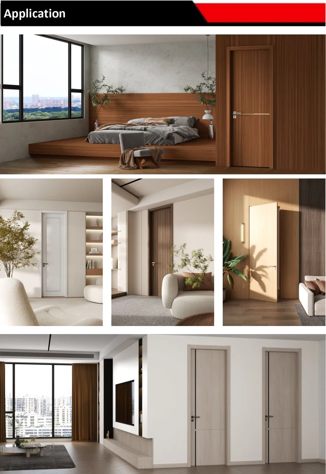 Wooden Door Showcase