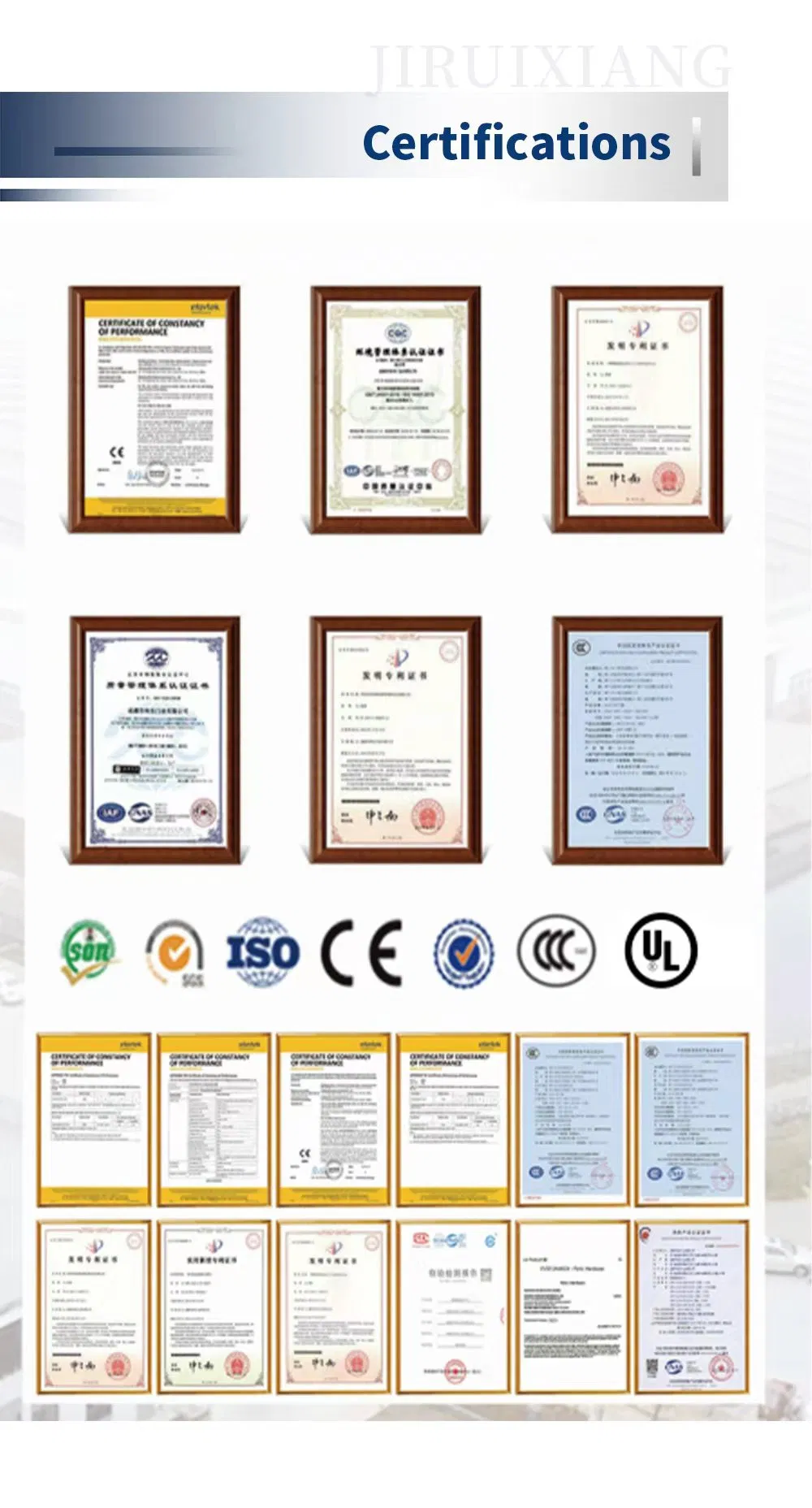 Certifications