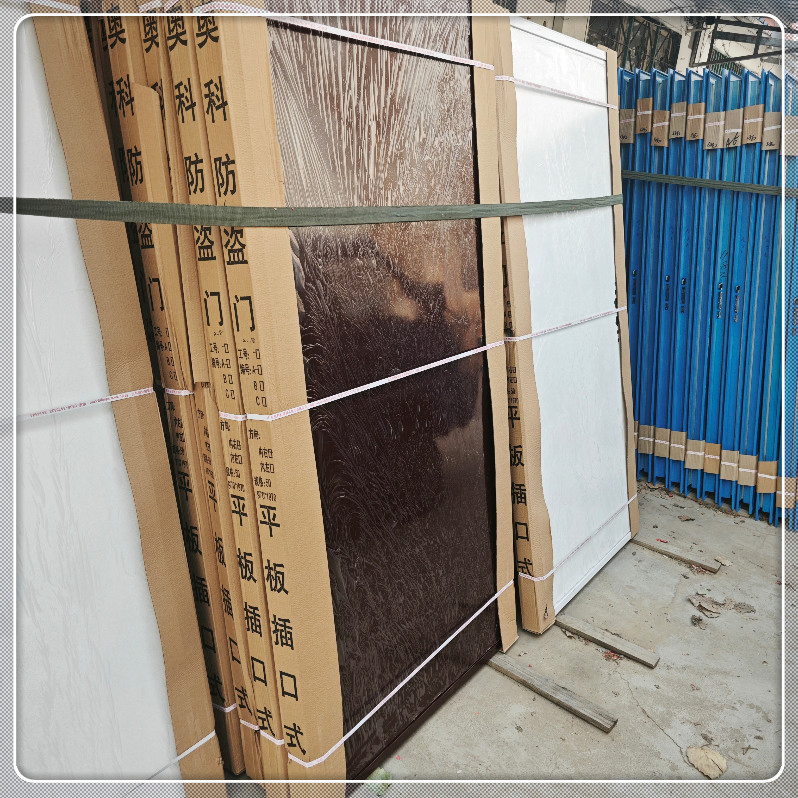 Elegant French Style Color Steel and Glass Patio Door for Garden Access