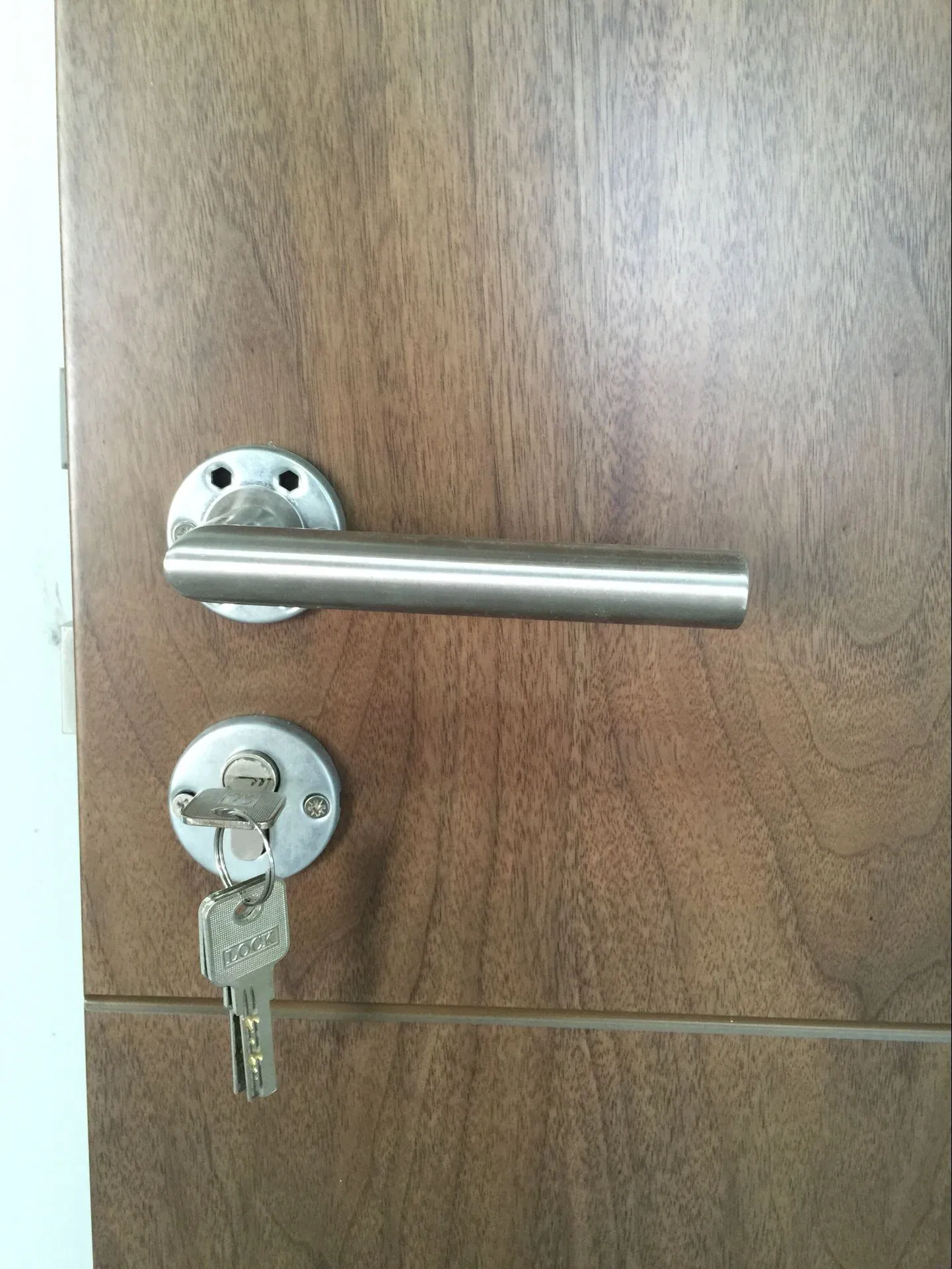 Hand Carved Teak Solid Wood Modern Veneer Door