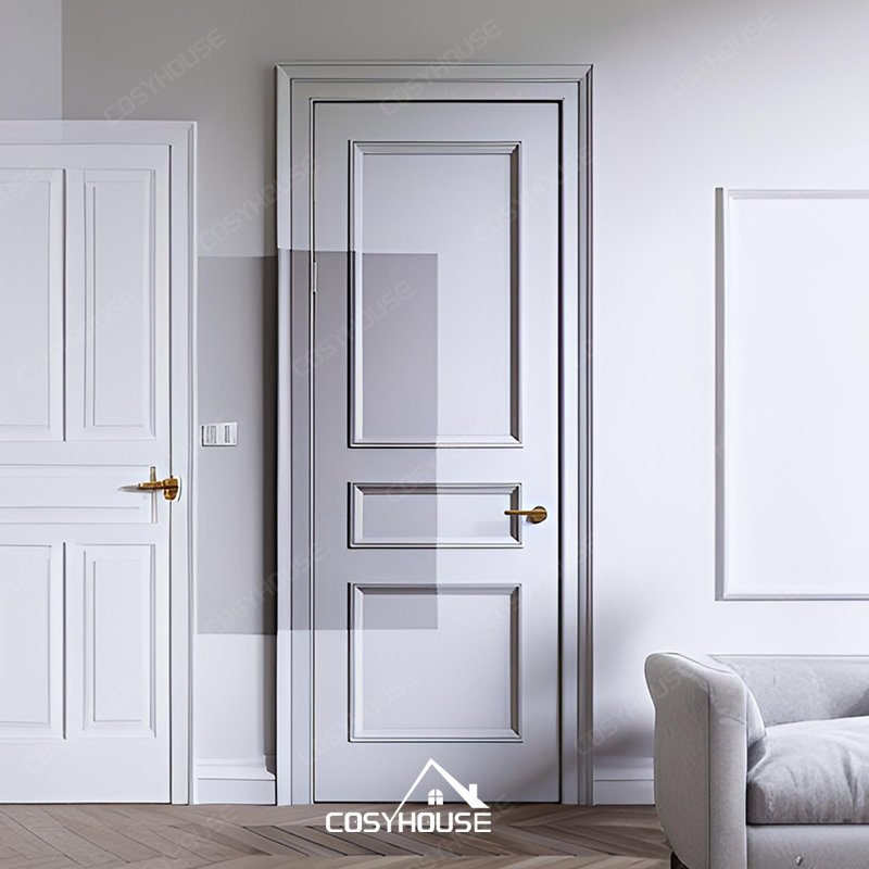 Engineered Wood Flush Door – Durable Inside Door with Soundproof Core for Residential, Hotel, and Office Internal Use