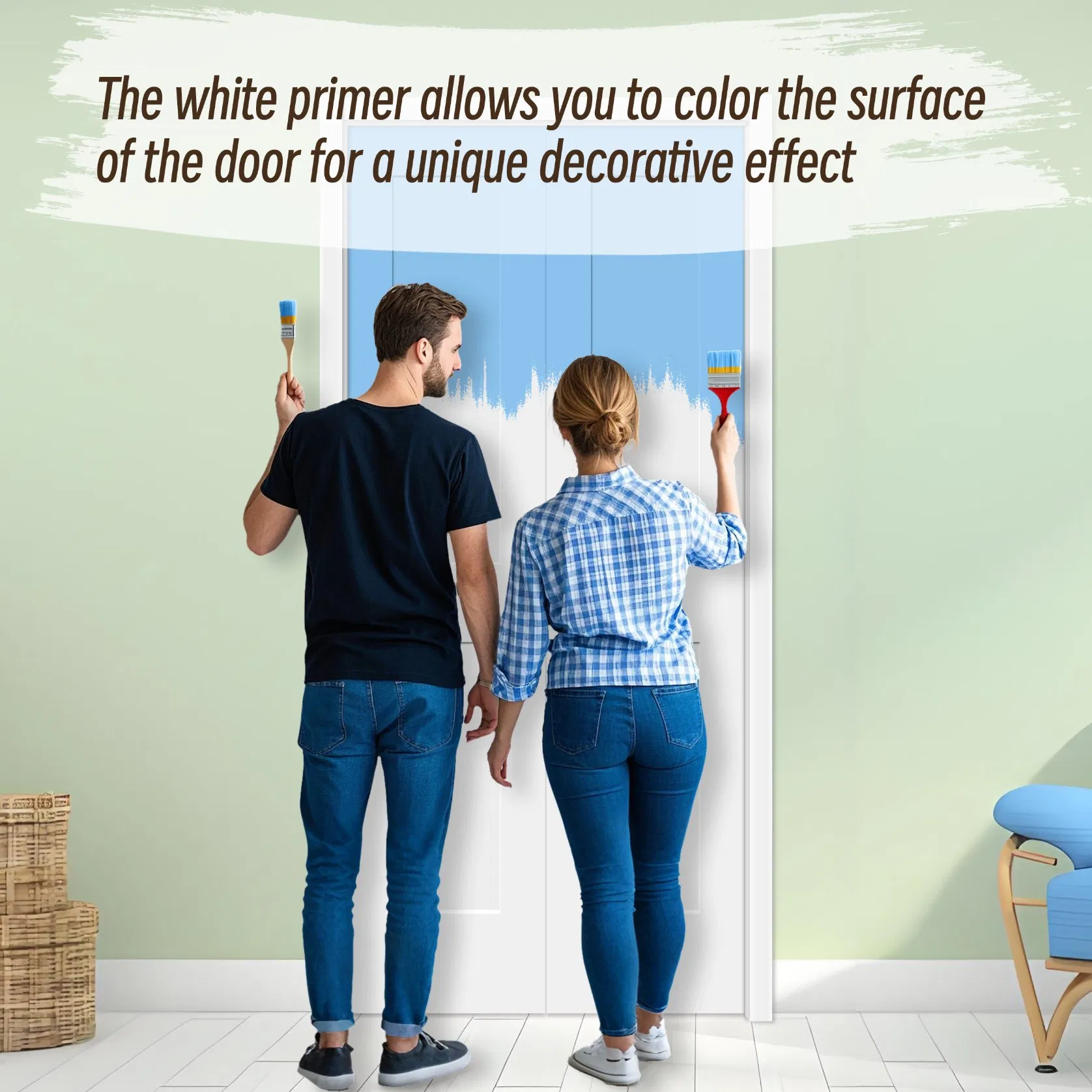 2-Panel Traditional Commercial Exterior Interior Closet Wood Bifold Door with Key Lock