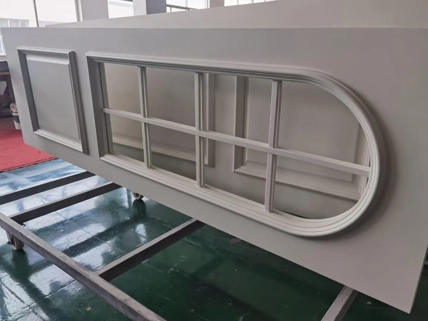 White Primed Shaker Style Interior Door MDF Molded Wooden Door Modern Doors