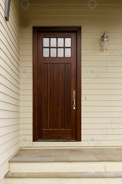 Exterior Interior Fireproof Melamine Surface Fire Prevention Emergency Safety Security Fire-Rated Wooden Solid Timber Doors