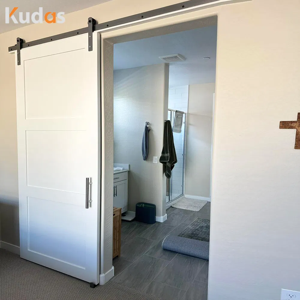 House Interior Hardware Wooden Sliding Shaker Barn Door with Hardware