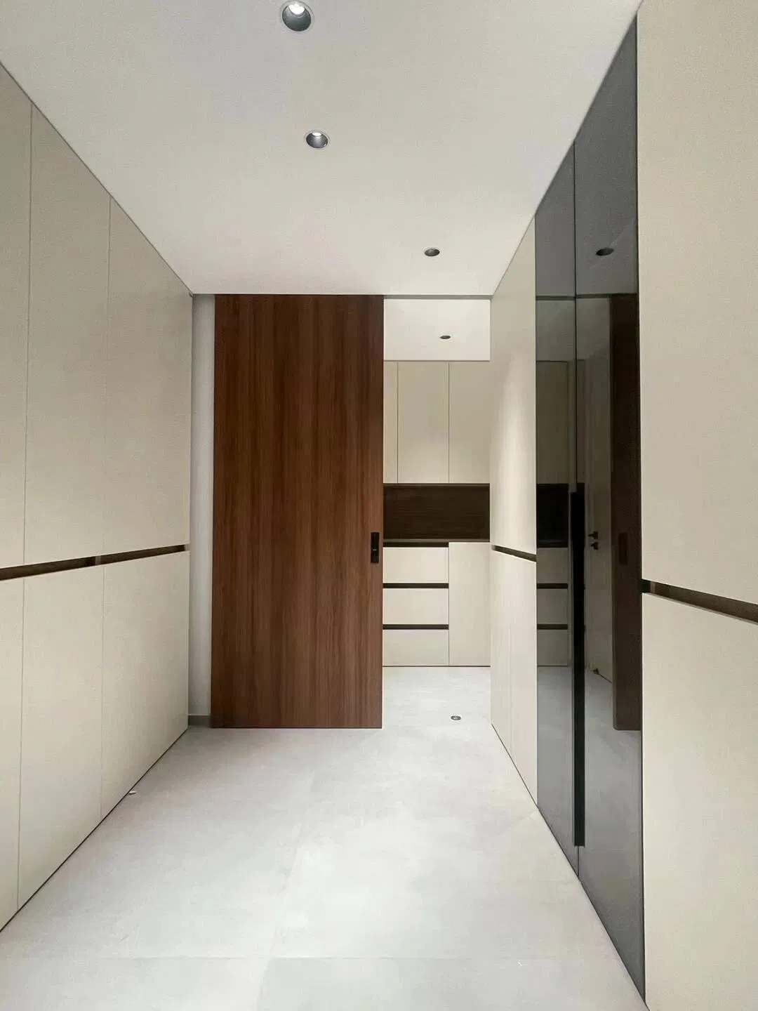 Solid Wood Bi-Fold Door Interior Save Room Bifold Sliding Door Closet Doors