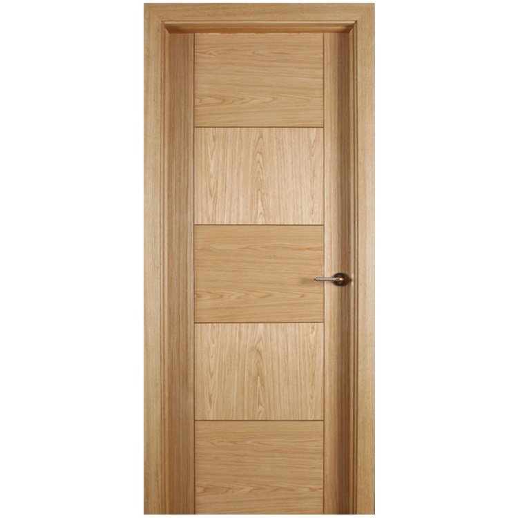 Mahogany Solid Veneer Internal Composite Wooden Swing Door for Room