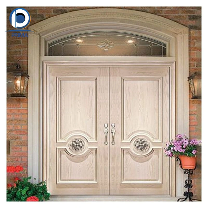 Prima 2025 New Design Solid Wood Painting Wooden Entry Door