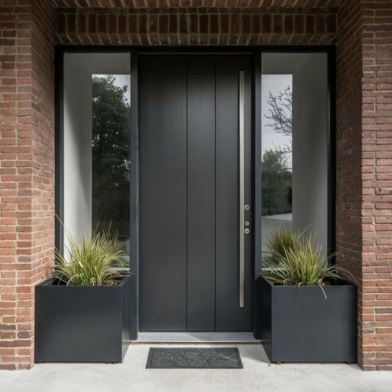 Cbmmart Modern Design Villa Patio Exterior Main Stainless Steel Home Entrance Front Door