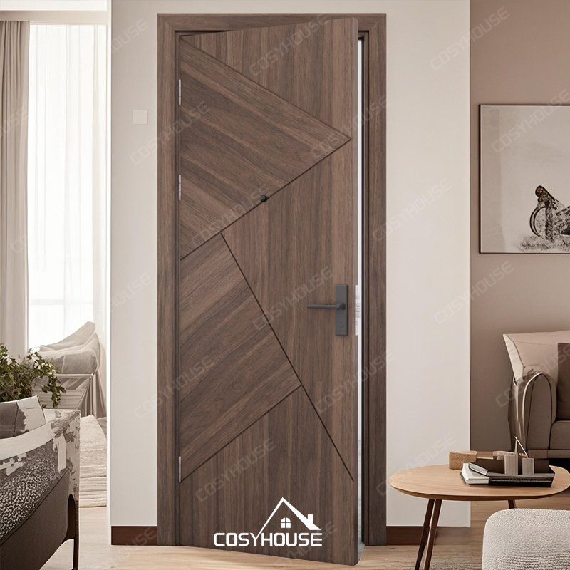 Engineered Wood Flush Door – Durable Inside Door with Soundproof Core for Residential, Hotel, and Office Internal Use