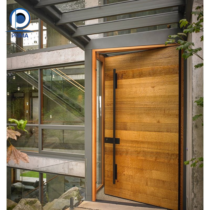 Prima 2025 New Design Solid Wood Painting Wooden Entry Door