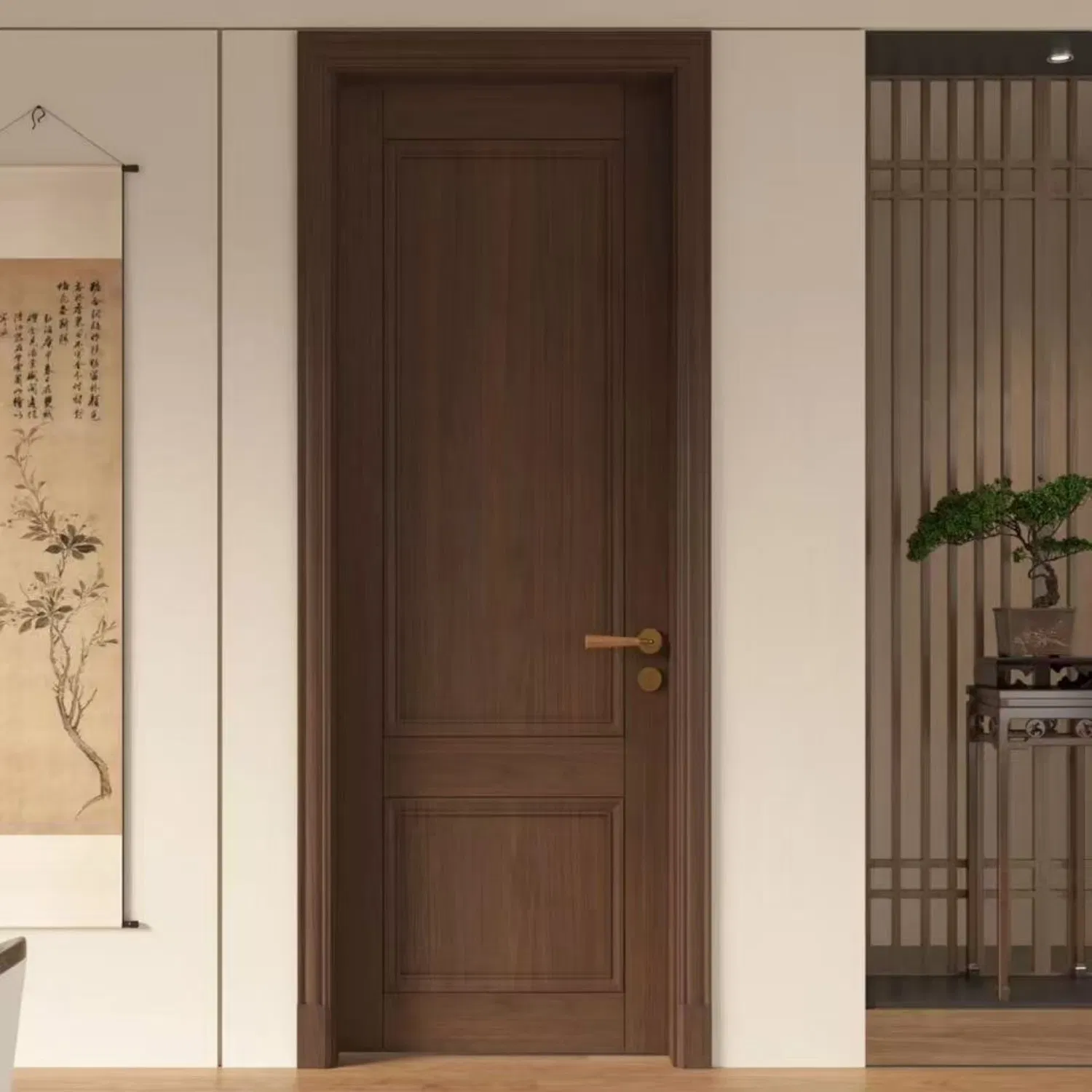 Painted Home Apartment Solid Wood Wooden Composite Carved Gateenvironmental Protection Gatesilent Bedroom Set Easy - to - Maintain Study Door